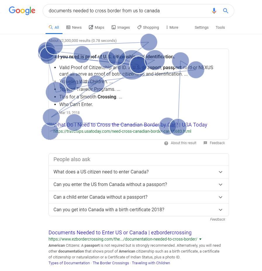  用户|搜索结果页面上的“一见钟情”注视模式