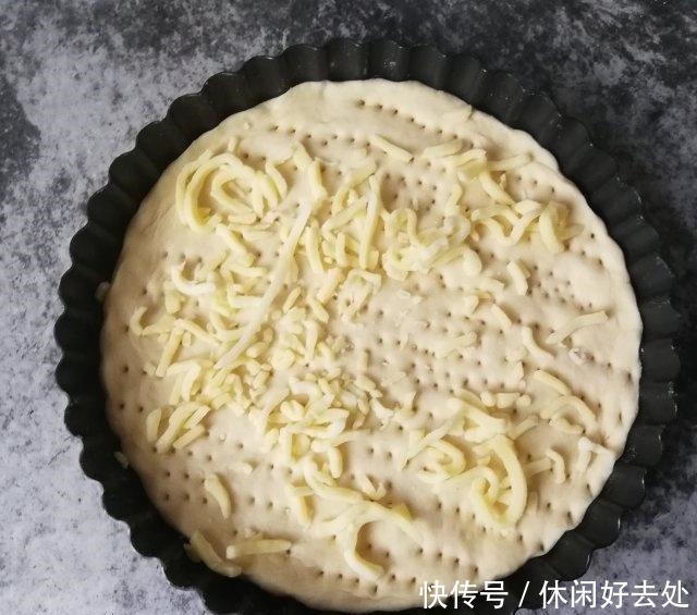 拉奶酪丝|芒果披萨,芒果软糯香甜,一出炉就被抢光了