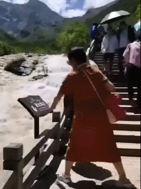  游客|警方通报女游客无故推倒景区设施：因个人生活发生重大变故导致情绪行为