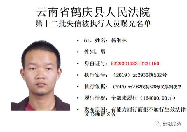 有人|又一批失信被执行人名单曝光,有人仅因为213元钱!