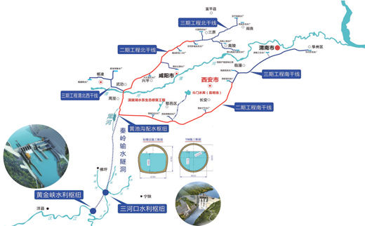 引汉济渭工程先期通水西安（经济新方位·重大工程一线）