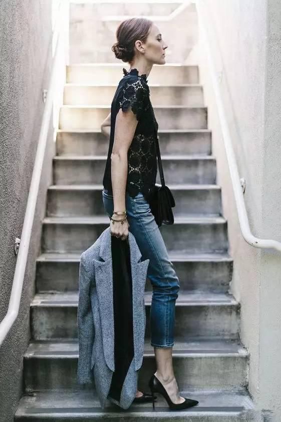 半丸子头|发型和衣服这样搭,让你从头美到脚!