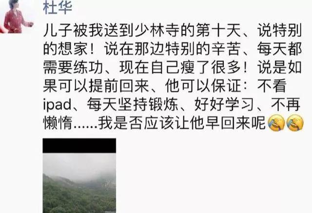  计后|对姐姐们挑三拣四的杜华，对亲儿子更狠，先上变形计后送少林寺