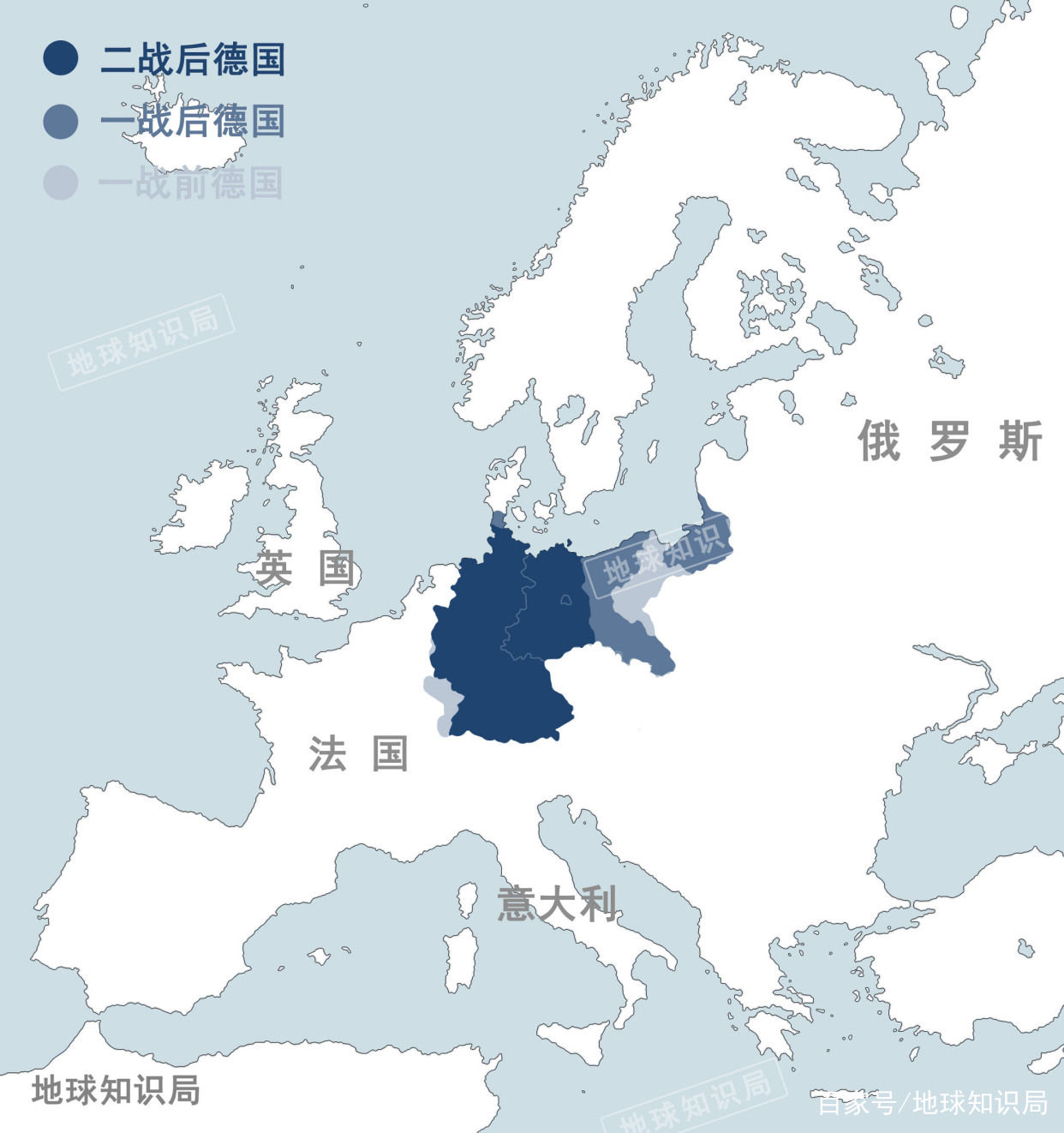  知识|德国领土为什么越打越小？｜地球知识局