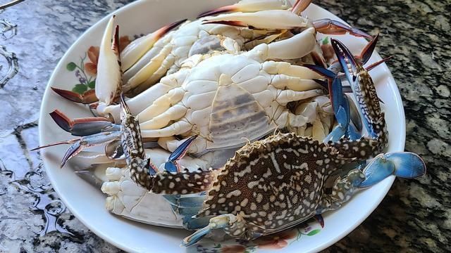 好吃|蒜蓉螃蟹的家常做法,很好吃的一道美食,简单美味,想吃就做