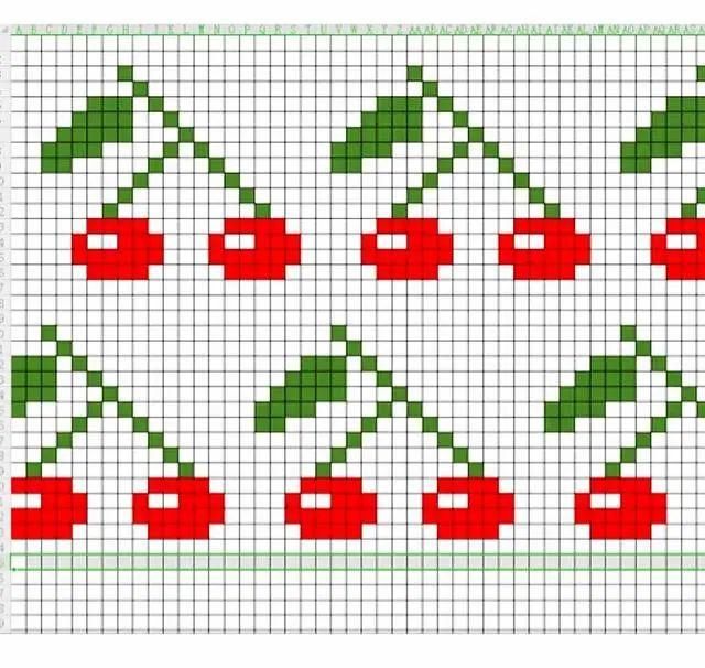  钩针|分享一组提花图解，钩针棒针都可以使用