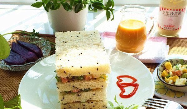 老公|什锦三明治,这个做法挺下饭下酒的,我老公超爱吃!