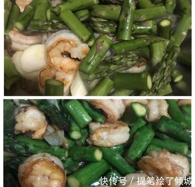 健康|芦笋炒虾仁,营养丰富的健康美食
