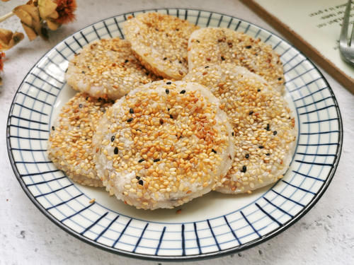  蜜红豆|比糖糕还好吃的糯米饼，不发面不醒面，酸甜开胃，一口平底锅搞定