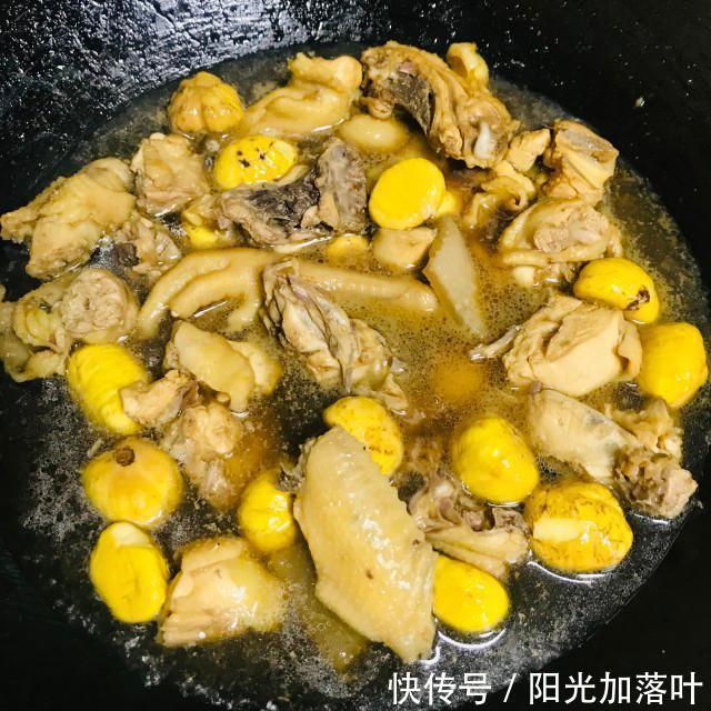 板栗|板栗烧鸡,透着屏幕都流口水