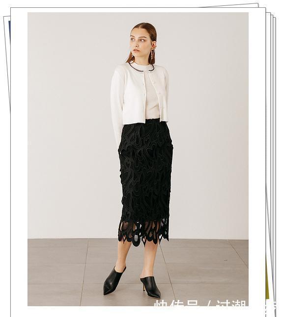 秋季|秋季蕾丝半身裙怎么搭?5种常用颜色30种流行搭配,穿出淑女风