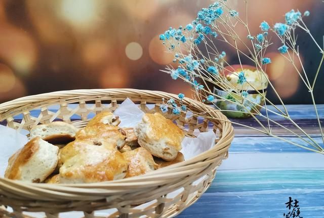  面包粉|拒绝泡打粉，低温发酵的司康，风味更馥郁，一家人的美味早点