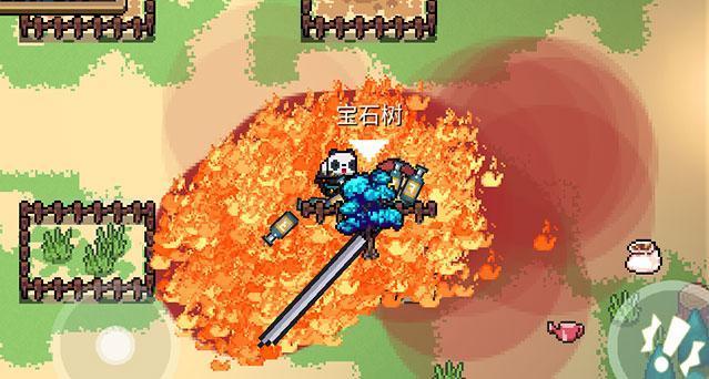 骑士|元气骑士：投掷武器鸡尾酒的“捡枪”打法，5秒叠加20层火焰
