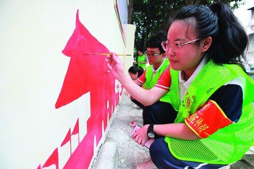 绘扮|多彩墙绘扮靓市场