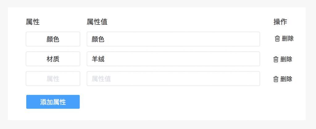  电商|电商后台设计：属性管理