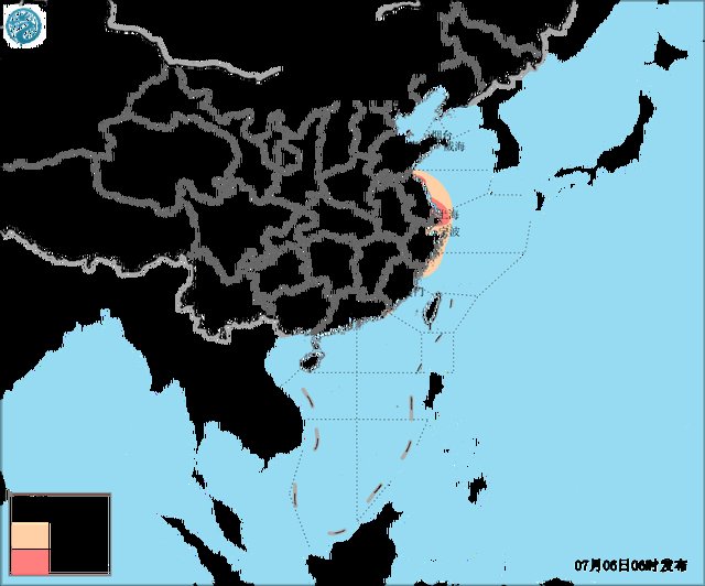 中央气象台：江苏上海沿岸海域将有雷暴大风 我国近海海域将有5～7级风