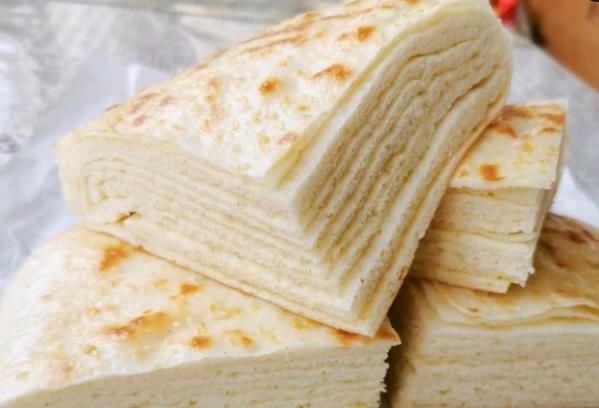  新手|千层饼换个做法, 一层一层撕着吃, 松软养胃, 新手也能一次成功