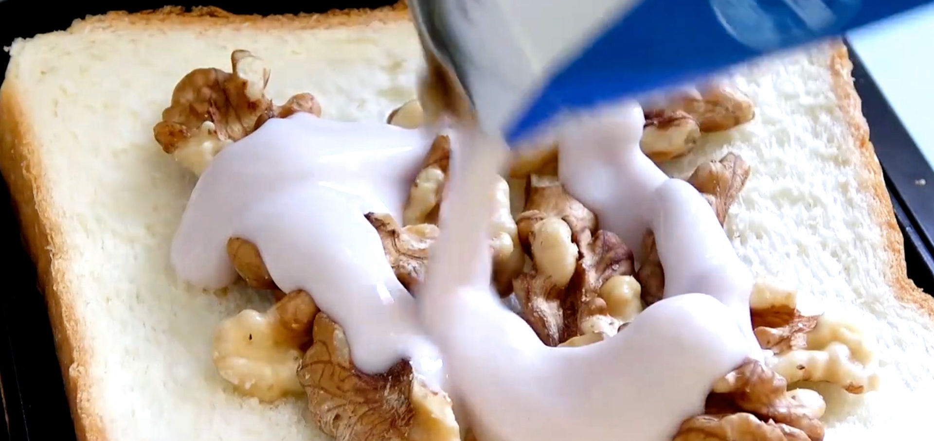  早餐|早餐要吃好，4分钟做核桃酸奶三明治，好吃营养又益脑，孩子超爱