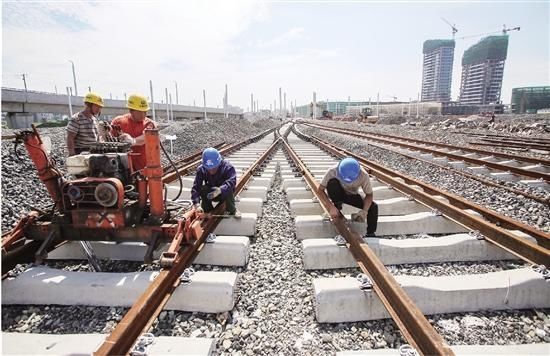 绣路|杭绍城际铁路工程万绣路车辆基地轨道调试