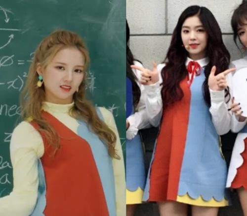  女团成员|女团撞衫：硬糖少女输给THE9，却赢了韩团颜霸，刘些宁厉害了