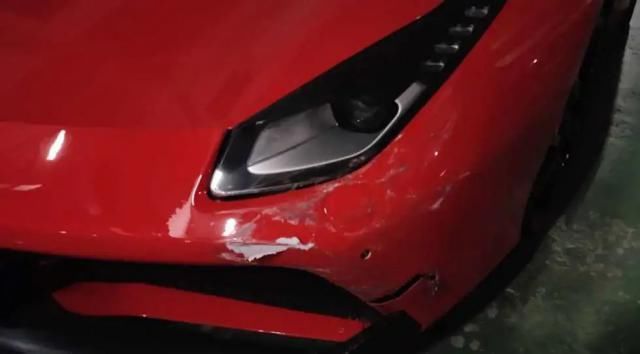  扣留该机动|法拉利送去维修，保险公司一看：马上报警