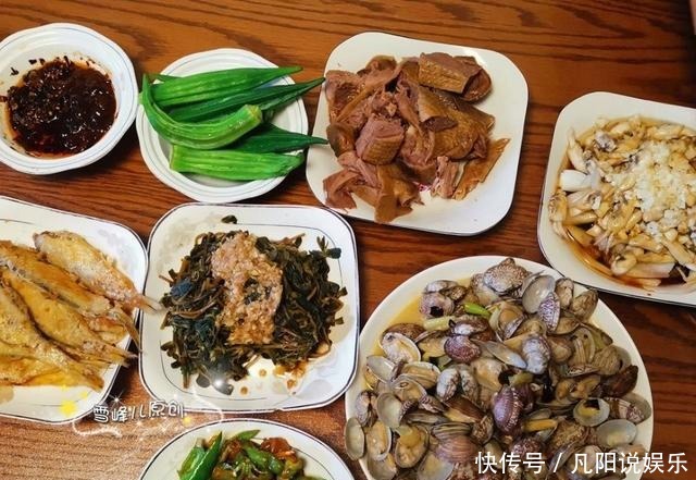 鲜美|去姑妈家,姑妈做这些菜招待我,鲜美好吃,发圈后朋友减脂好菜
