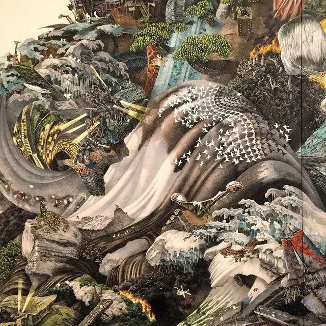  极致|一幅画画了3年，细到要用放大镜，他把钢笔画玩到了极致！