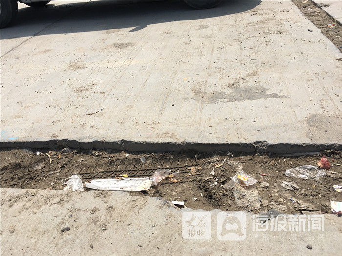  垦利|垦利区商贸城停车场路面破损开车就像开在“搓衣板”上