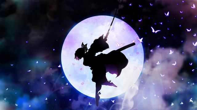  猪猪|《鬼灭之刃》绝美“背影图”，蝴蝶三姐妹又飒又虐，猪猪依然很帅