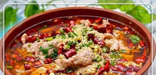  品尝|水煮肉片，肉质嫩汤汁足，品尝后让你意犹未尽！