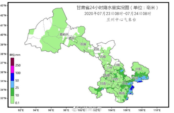 强对流|甘肃继续发布强对流黄色预警 目前甘肃河流均未发生超警洪水