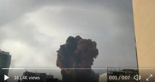  贝鲁特|贝鲁特爆炸事故至少6人遇难 系鞭炮仓库大火引起