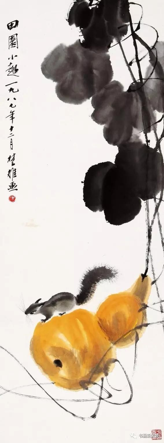  松鼠|看他画的小松鼠，绝对是一种享受！