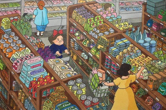  画家|日本插画家专门“抹黑”宫崎骏动画，却引来无数人点赞，画风简直...