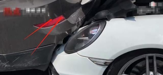 教训|女司机开保时捷追尾宝马,儿子悄悄找到交警:多教训一下我妈