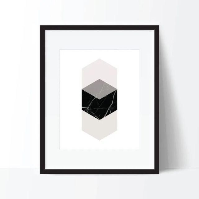  装饰|墙面装饰创意–抽象几何艺术