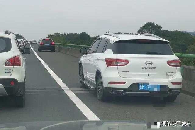 车辆|举报!网友在安徽高速一口气拍下42辆违法车