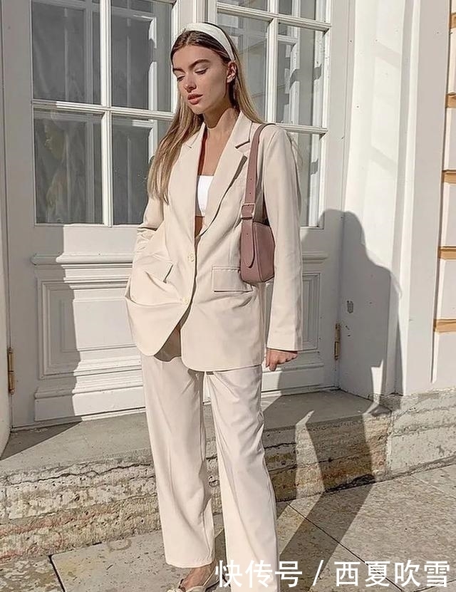 分烟管裤|九分裤+平底鞋,才是早秋最潮搭配