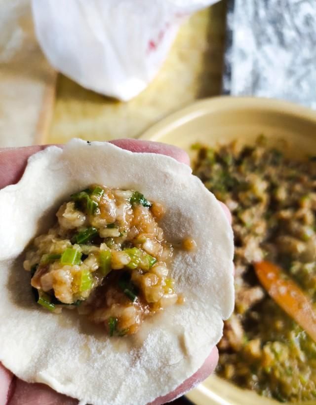  五花肉|五花肉配白萝卜，包的饺子更美味。