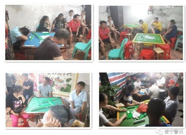 警方|警方在果陇村捣毁一个赌博窝点