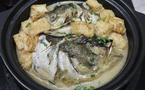 鱼头|教你做鱼头豆腐煲,汤汁鲜美,肉质鲜嫩,比剁椒鱼头还好吃