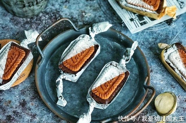 口感|教您高颜值、超赞口感的甜点,焦糖饼干布朗尼的实用家庭做法!