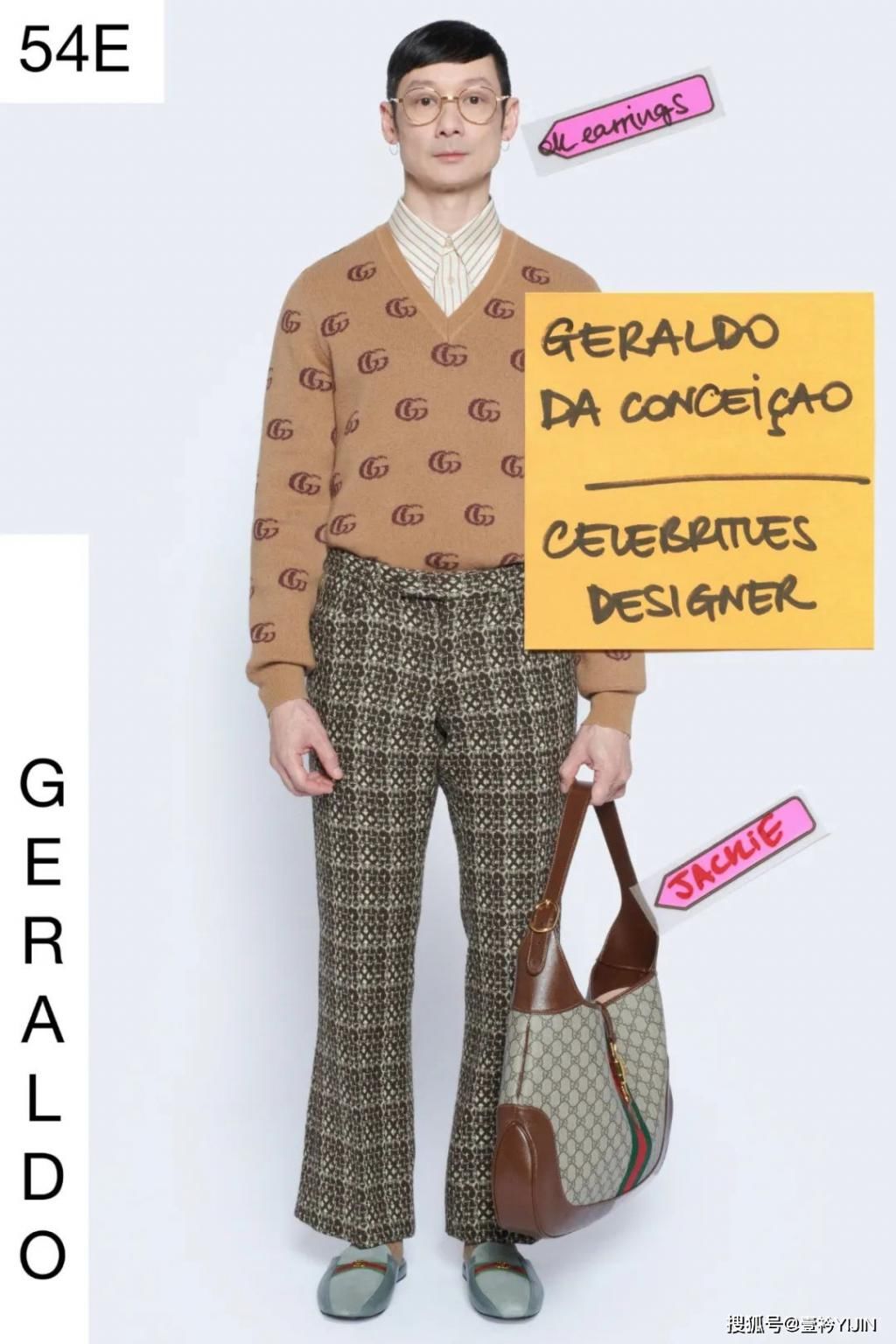  女孩|GUCCI 2021Resort | 打破常规时装周发布的便利贴女孩