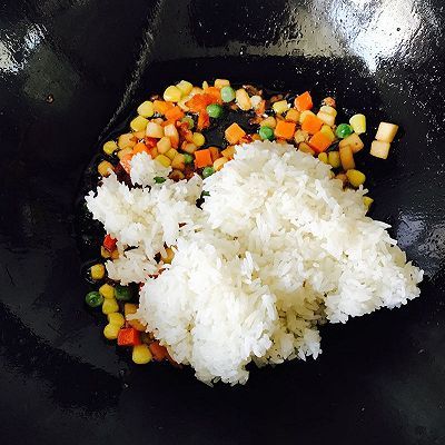  杏鲍菇|培根杏鲍菇酱油炒饭