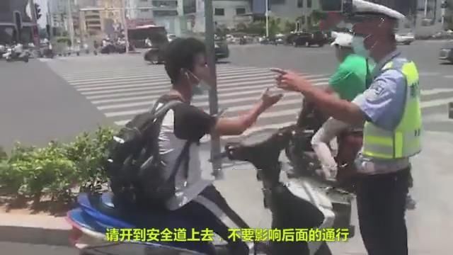  扬言|被拘7日，广西南宁男子不服交警管理，扬言“叫老爸过来撞烂你的车”