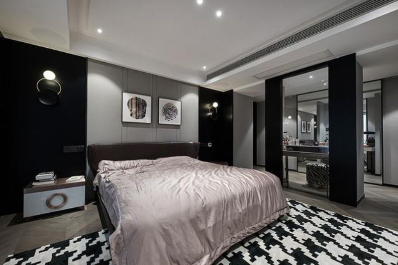 平米|现代风格三居室装修案例,124平米的房子装修多少钱?