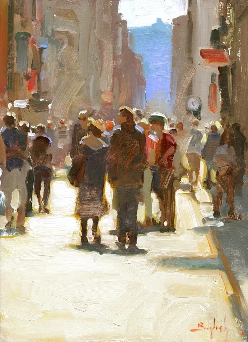 影迷|光影迷情,他的油画就是这么赏心悦目!