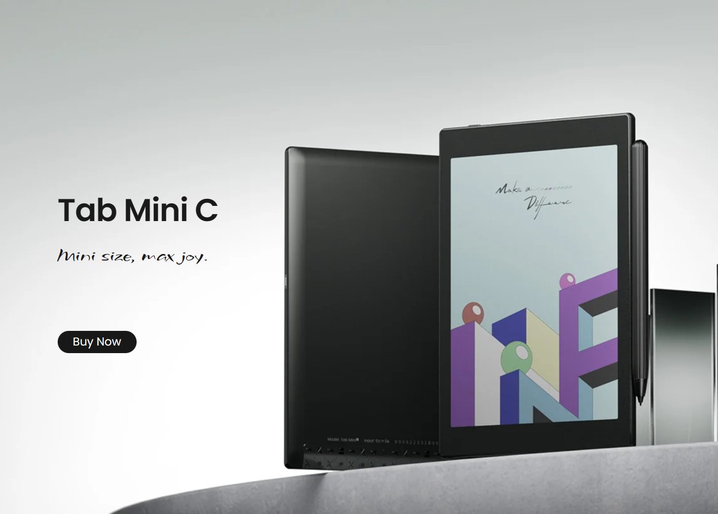 文石 BOOX Tab Mini C 彩色阅读器发布：7.8 寸墨水屏，450 美元