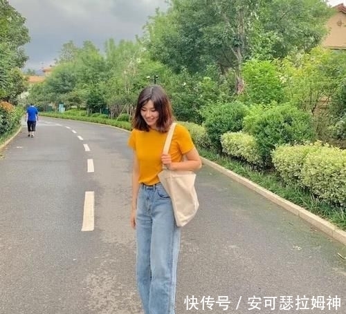 比例|身高一米八的高个美女,拥有不加任何特效的大长腿,身材比例完美