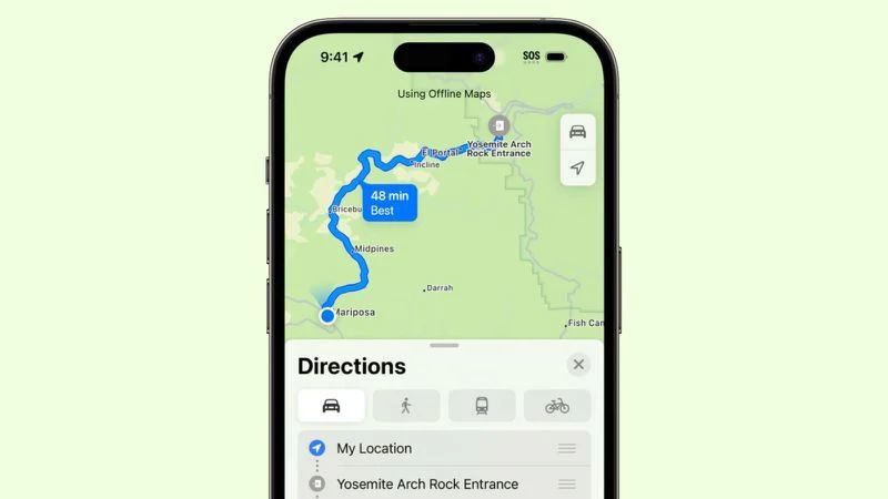 iOS 17 苹果地图可下载区域数据包，支持离线导航